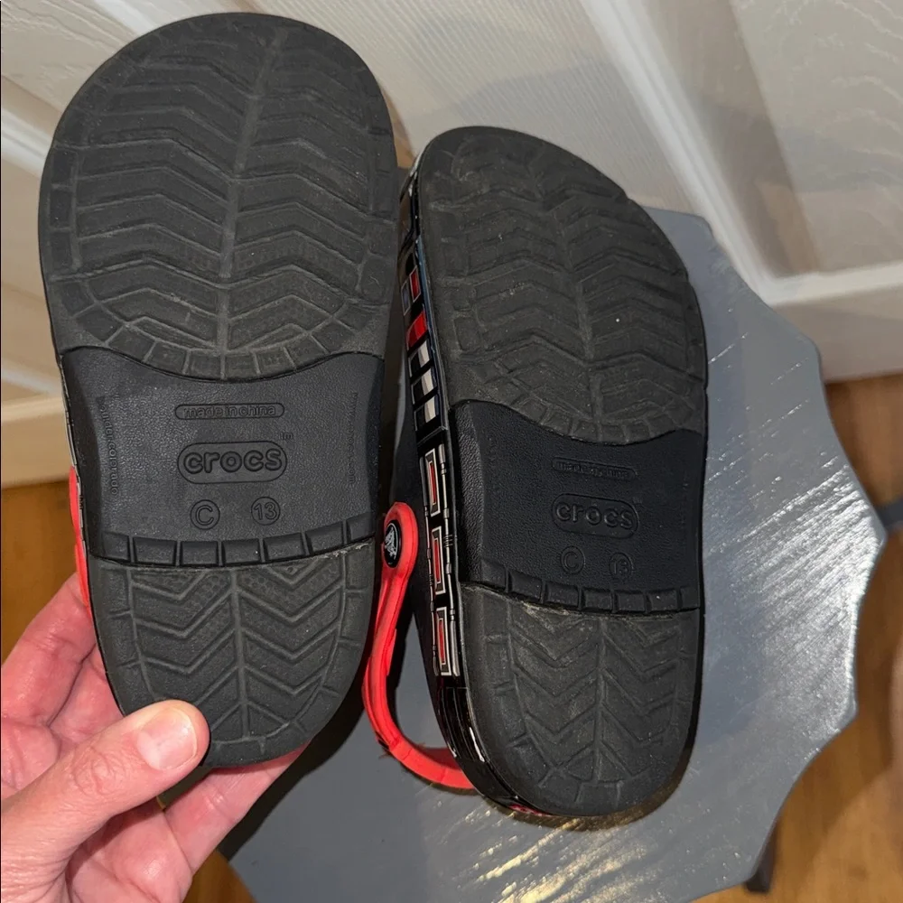 Star Wars Darth Vader Black‎ and Red Clogs C13